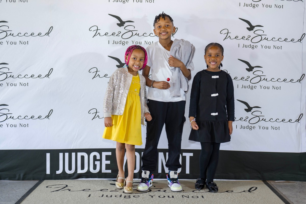 Children at the Free to Succeed event