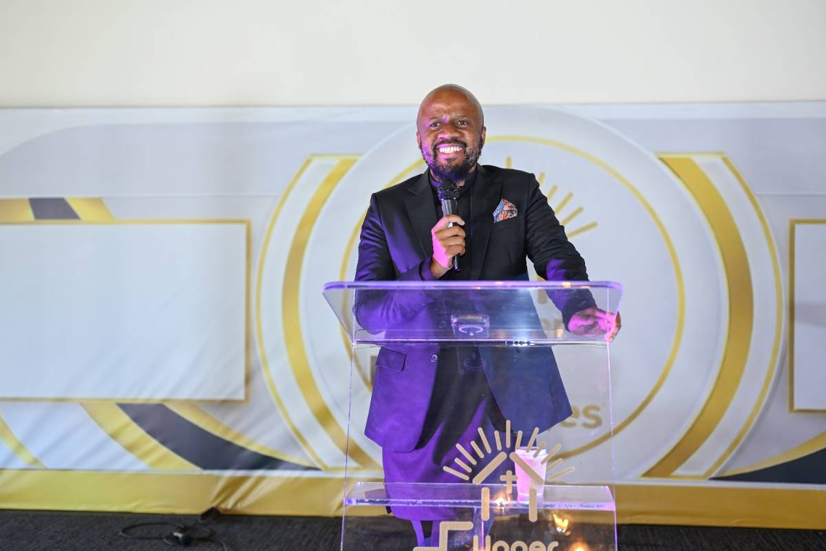 Pastor S'thembiso Mtshali ministering at Upper Room Ministries